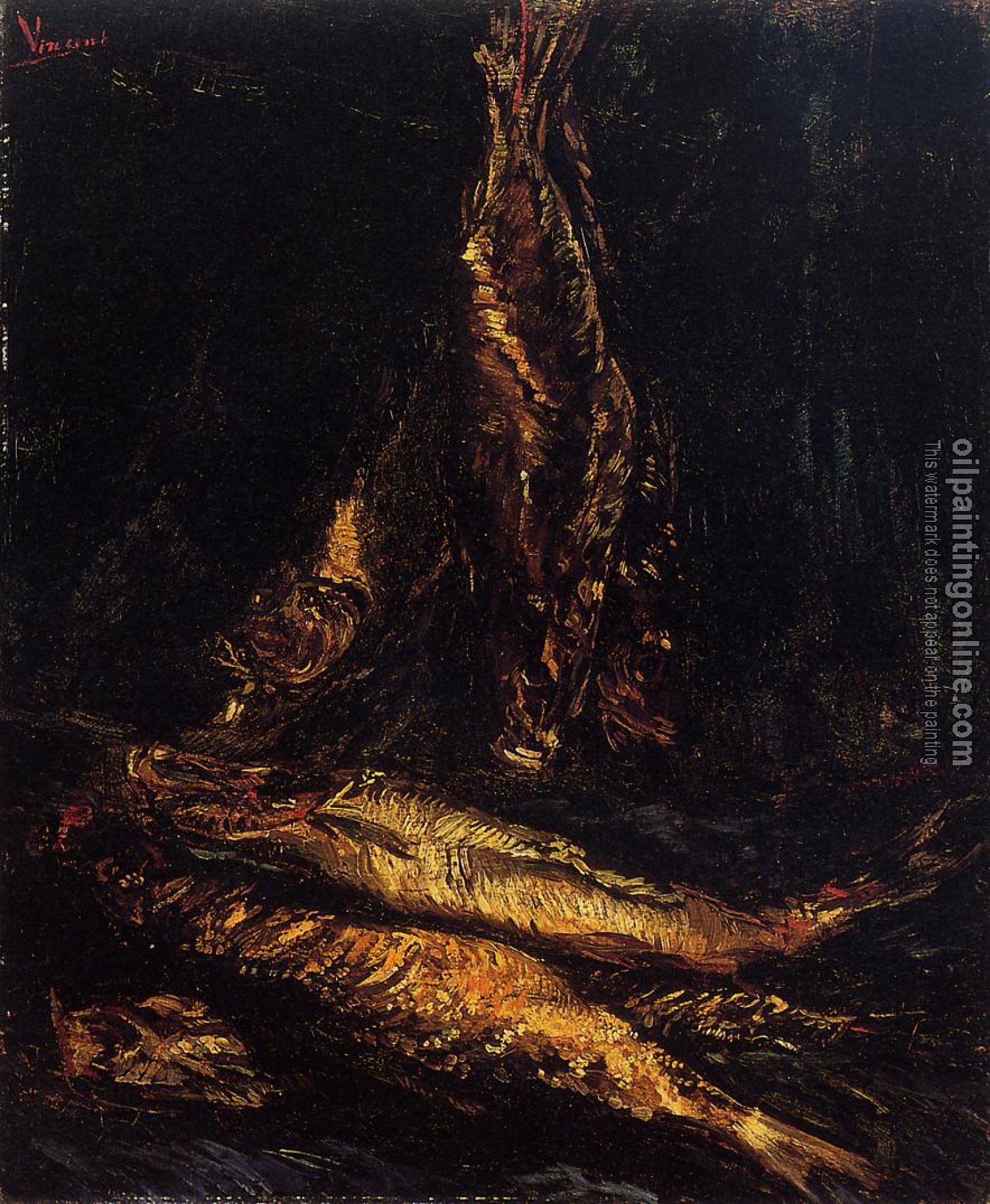 Gogh, Vincent van - Still Life with Bloaters